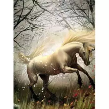 Алмазная вышивка Anmial вышивка крестом DIY Алмазная картина Лошадь серии Домашнее украшение 20X30CM