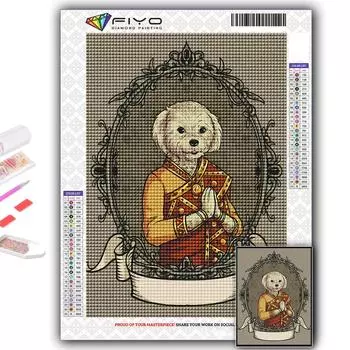 Алмазная вышивка антропоморфные милые животные 5D DIY Алмазная картина вышивка крестом горный хрусталь Full Round 20X30CM