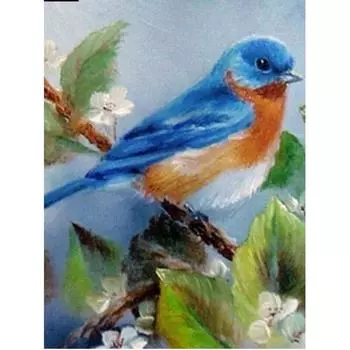 Алмазная вышивка Цветы и птицы 5D Алмазная картина Вышивка крестом 20X30CM