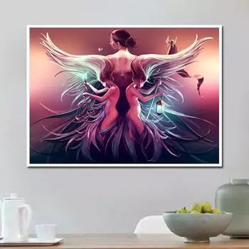 Алмазная вышивка Diy Алмазная картина Мозаика Диамантная картина Вышивка крестиком Алмазные картинки 20X30CM