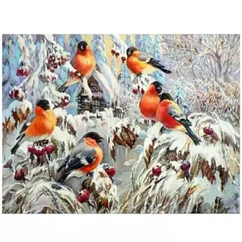 Алмазная вышивка Diy Алмазный рисунок Животное Птица Алмазная картина Вышивка крестом 20X30CM