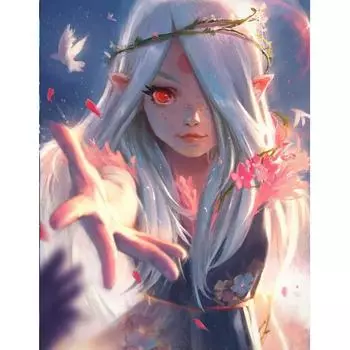 Алмазная вышивка картина стразами 5D DIY Алмазная картина полный круглый декор домашний подарок 20X30CM