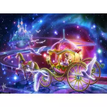 Алмазная вышивка крестом 5D Алмазная картина Полная алмазная вышивка Ремесла Принцесса Карриаг 20X30CM