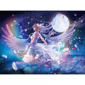 Алмазная вышивка Павлин Эльф 5D DIY Алмазная картина Вышивка крестом Горный хрусталь Мозаика Декор 20X30CM