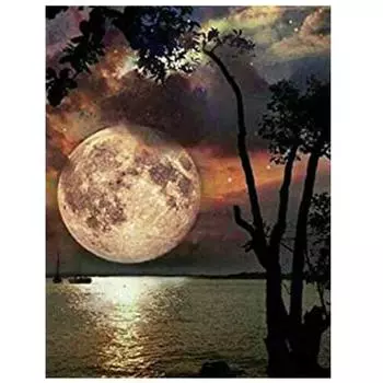 Алмазная вышивка Пейзаж Алмазная картина 5D Полная вышивка крестом Наборы для алмазной живописи 15*20cm