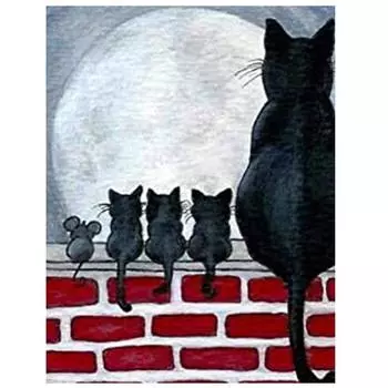 Алмазная вышивка Пейзаж Алмазная картина 5D Полный набор крестиков EmbroideryDiamond Вышивка Стразы Живопись 15*20cm