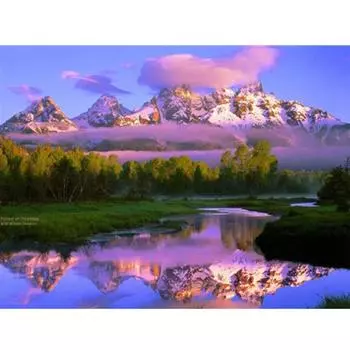 Алмазная вышивка Пейзаж Алмазная картина Вышивка крестом Горный хрусталь Мозаика Комплект Домашний декор 20X30CM