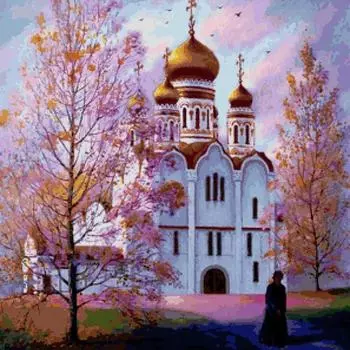 Набор алмазной мозаики Церковь 30x30CM
