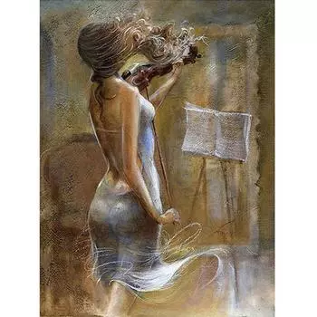 Алмазная вышивка персонаж ручная алмазная живопись рукоделие мозаика вышивка крестом домашний декор 20X30CM