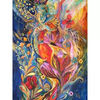 Алмазная вышивка Пламя Феникс Животное Ручная Алмазная Картина Вышивка Мозаика Крестом 20X30CM