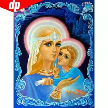 Алмазная вышивка, полная индикация икон, хобби и ремесленная алмазная живопись, полная круглая 20X30