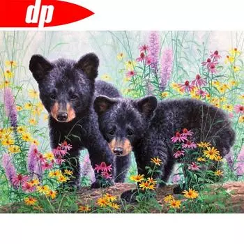 Алмазная вышивка Полный дисплей Алмазная мозаика Животное Алмазное искусство Изображение Стразы 20X30CM