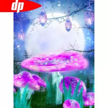 Алмазная вышивка Полная демонстрация DIY Алмазная вышивка крестиком Цветочные картины из стразов 20X30CM