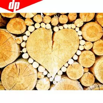 Алмазная вышивка Полный дисплей Сердце 5D DIY Алмазная картина Живописное рукоделие 20X30CM