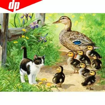 Алмазная вышивка Полный дисплей Стразы Картинки 5D DIY Алмазная картина 20X30CM
