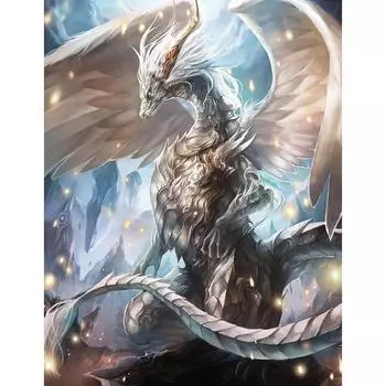 Алмазная вышивка Полный круглый алмаз мозаика узоры горный хрусталь Алмазная картина вышивка крестом домашний декор 20X30CM