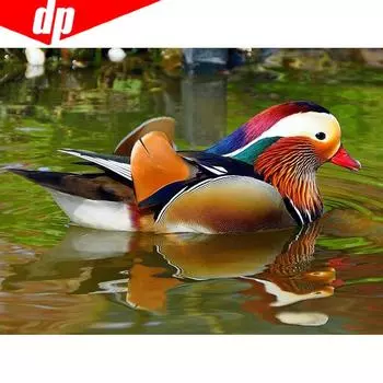 Алмазная вышивка Продажа Мандаринка Утка Стразы 5D DIY Алмазная картина 20X30CM
