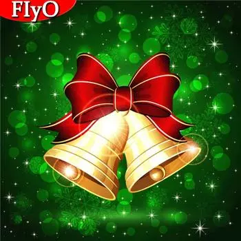 Алмазная вышивка распродажа мультфильм 5D DIY алмазная живопись рождественский колокольчик мозаика стразы картина подарок ручной работы Full Round 30x30CM