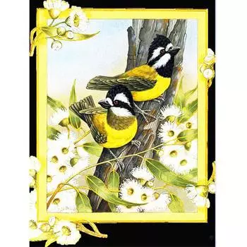 Алмазная вышивка Птица Алмазная картина Вышивка крестом Животное Картина из горного хрусталя Мозаика Домашний декор 20X30CM