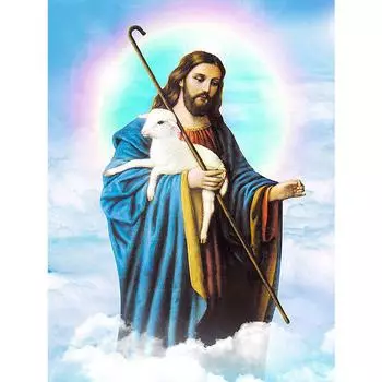 Алмазная вышивка Религия Алмазная картина ручной работы Рукоделие Мозаика Вышивка крестом Домашний декор 20X30CM