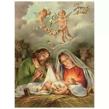 Алмазная вышивка Религия Картина Стразами Алмазная картина Люди Вышивка крестом Мозаика Настенный декор 20X30CM