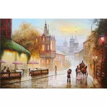Алмазная вышивка рукоделие Diy наборы стразов полная алмазная мозаика природный живописный город алмазная живопись 20X30CM