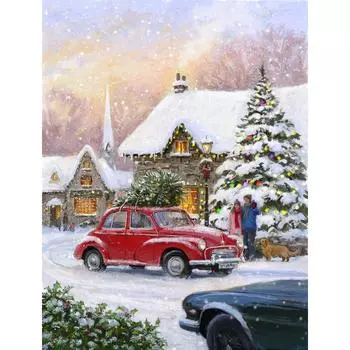 Алмазная вышивка Улица 5D DIY Алмазная картина Городской пейзаж Горный хрусталь Картина Домашний декор Подарок Full Round 20X30CM