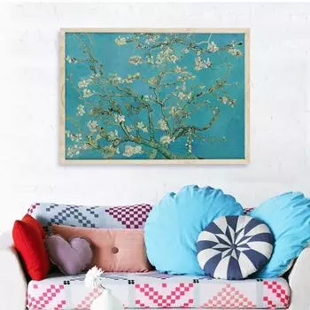 Алмазная вышивка Ван Гог Абрикосовые цветы Ручная алмазная живопись Вышивка Мозаика Вышивка крестом Full Round 20X30CM