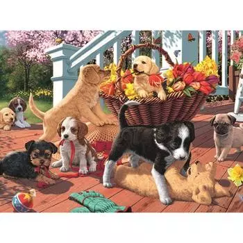 Алмазная вышивка Животные Ручная Алмазная Картина Вышивка Мозаика Вышивка Крестом Full Round 20X30CM