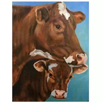 Алмазная вышивка животных Алмазная художественная мозаика Рукоделие Алмазная картина Полный дрель Круглый 15*20cm