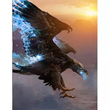 Алмазная картина 5D Полная круглая алмазная художественная вышивка Мозаика Домашний декор Ручная работа 20X30CM