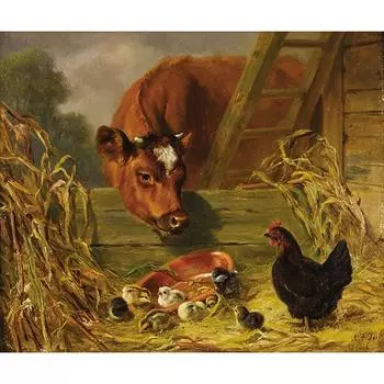 алмазная живопись мозаика алмазная роспись алмазная вышивка звери 20X30CM