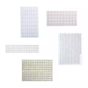 Алмазная живопись Наклейки Пустые этикетки Наклейки для коробки для хранения DMC-цветные наклейки с цифрами Аксессуары для алмазной живописи