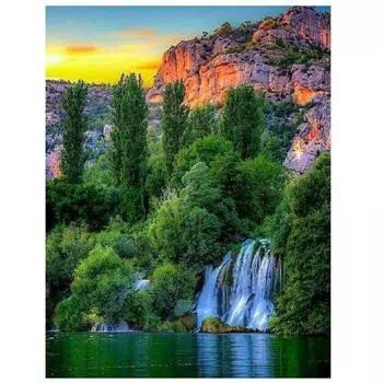 Алмазная живопись Пейзаж Алмазная картина 5D Новые поступления Вышивка крестиком Алмазная картина Полный набор сверл Горный хрусталь 15*20cm