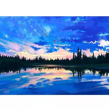 Алмазная картина Полная дрель Гонки Алмазная вышивка Стразы Картина Вышивка крестом 20X30CM