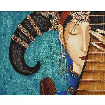 Алмазная картина Full Drill Beauty 5d Diy Diamond Вышивка Картина 20X30CM