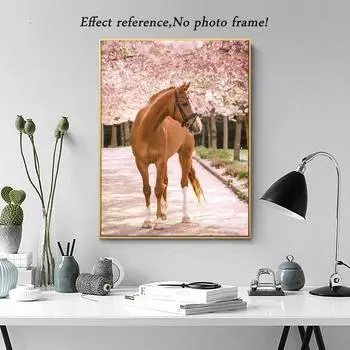 Алмазная живопись Полный круг Сверло Вышивка крестиком Ремесло Мозаика Алмазная вышивка Новое поступление Горный хрусталь Мозаика Домашний декор 15x20CM