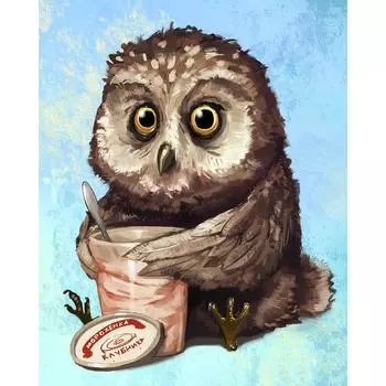 алмазная живопись сова 5d поделки алмазная вышивка 20X30CM