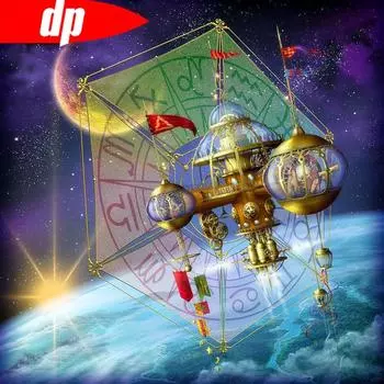 Алмазная картина Живопись 5D DIY Алмазная мозаика Фэнтези Алмазная вышивка Космос Украшение для дома 30x30CM