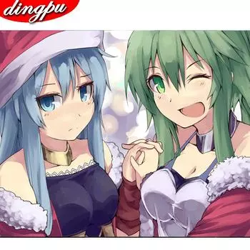 Алмазная картина Животные Белка Полные круглые стразы Алмазная вышивка Зимний пейзаж Вышивка крестом Мозаика Набор 20X30CM