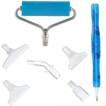 алмазное искусство алмазная художественная ручка алмазная живопись инструменты художественная ручка набор для рукоделия модный инструмент DIY синий [продукт]