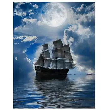 Алмазное искусство Пейзаж 5D Алмазная картина Набор Рукоделие Алмазная вышивка Стразы Живопись 15*20cm