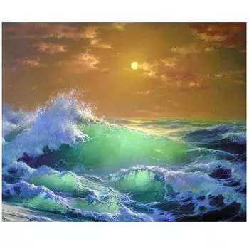 Алмазное искусство Пейзаж Алмазная картина 5D Полная вышивка крестиком Алмазная картина Полная дрель 15*20cm