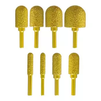 Алмазное шлифовальное сверло длиной 60 мм, универсальное вращающееся шлифовальное сверло для гравировки, полировки, резьбы по камню, металла