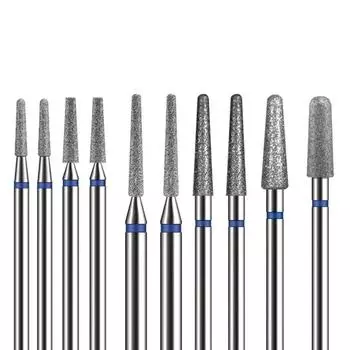 Алмазное сверло 718M 720M Удаление омертвевшей кожи Полировка гелем Аксессуары для ногтей