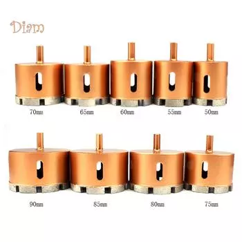 Алмазное сверло Hara 50-90 мм, керамическая плитка, бетонная стена, стекло, мрамор, открывалка для отверстий 50 mm