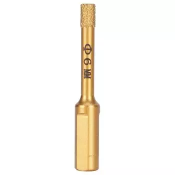 Алмазное сверло, кольцевая пила для стекла, гранита, фарфоровой плитки, керамики, мрамора, камня, сверление 6 мм 6mm / 0.24in