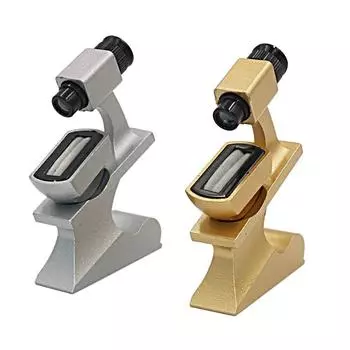 Алмазное зеркало на талии, зеркало для резки талии с призмой, смотровое стекло, увеличительное стекло, идентификация инструмента для отображения кода талии серебряный