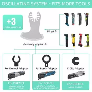 Алмазные осциллирующие пильные диски многофункциональные быстросъемные сменные пильные диски для резки раствора для удаления затирки резка мягкой плитки