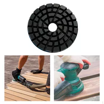 Алмазные полировальные подушечки 4-дюймовые шлифовальные диски Простая установка подходит для шлифовальной машины для полировки столешницы 50 Grit